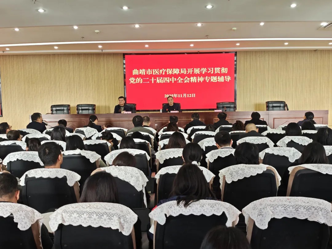 曲靖市医疗保障局开展学习贯彻党的二十届四中全会精神专题辅导