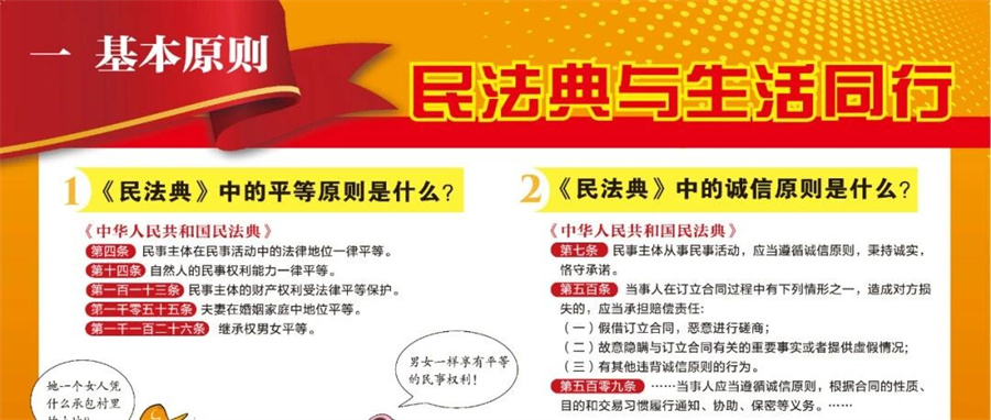 来吧，展示！“民法典宣传月”8张全套宣传挂图